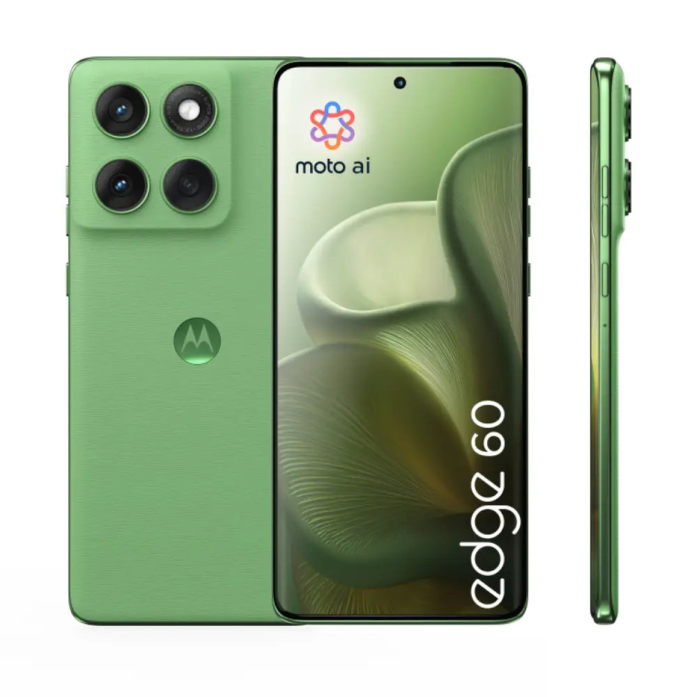 Motorola edge 60 16.9 cm (6.67") SIM doble Android 15 5G USB Tipo C 12 GB 512 GB 5200 mAh Verde - detalle