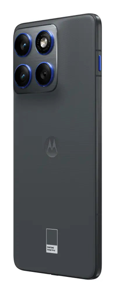 Teléfono inteligente Motorola Edge 70 gris con pantalla de 6.7", doble SIM, 12 GB RAM, 512 GB, Android 16.0 y batería de 4800 mAh.