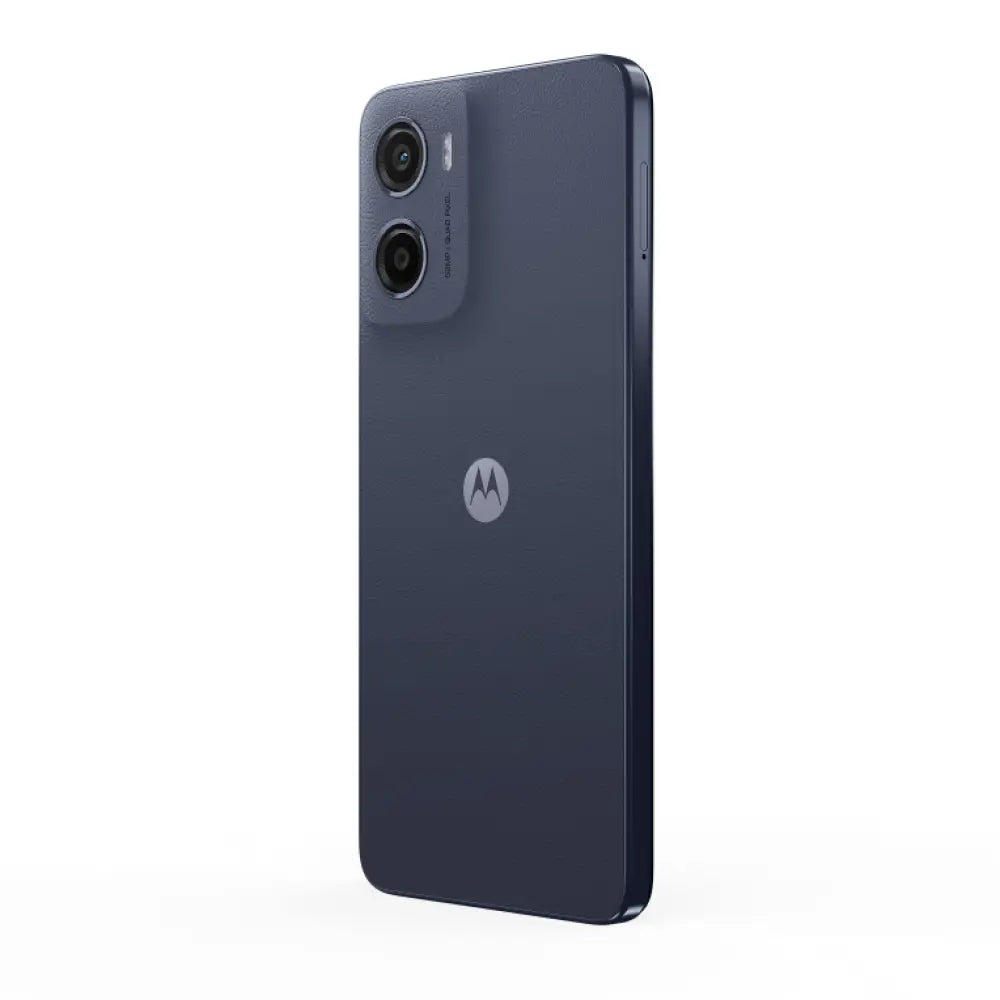 Teléfono inteligente Motorola moto g05 en color azul con pantalla de 6.67", doble SIM, 4 GB RAM, 256 GB y batería de 5200 mAh