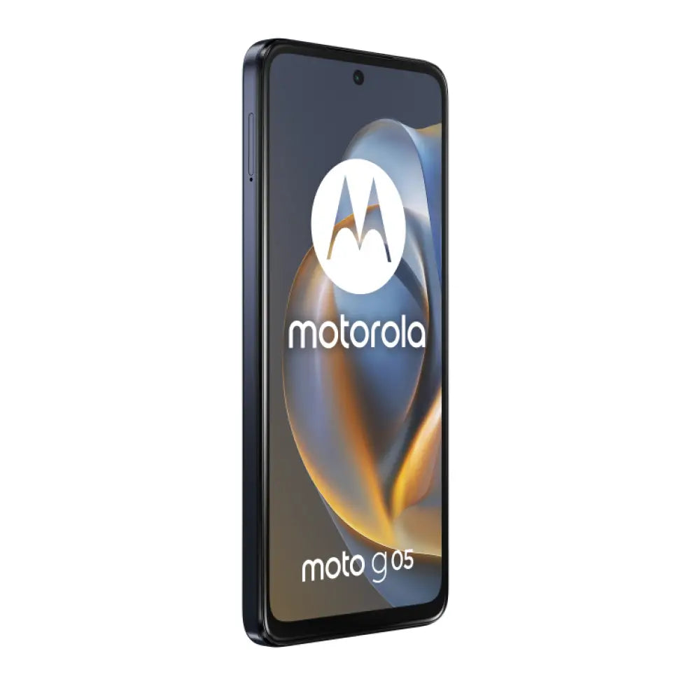 Teléfono inteligente Motorola moto g05 azul con pantalla de 6.67", 4 GB RAM, 256 GB, batería de 5200 mAh y doble SIM.