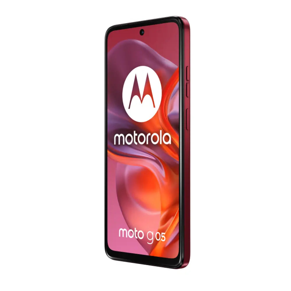 Motorola moto g05 16.9 cm (6.67") SIM doble Android 15 4G USB Tipo C 4 GB 128 GB 5200 mAh Rojo - detalle