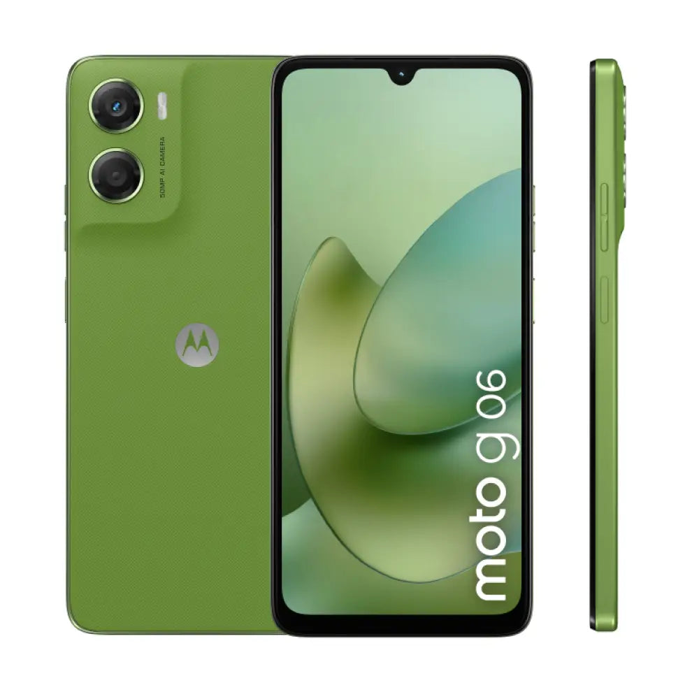 Motorola moto g06 17.5 cm (6.88") SIM doble Android 15 4G USB Tipo C 4 GB 256 GB 5200 mAh Verde - detalle
