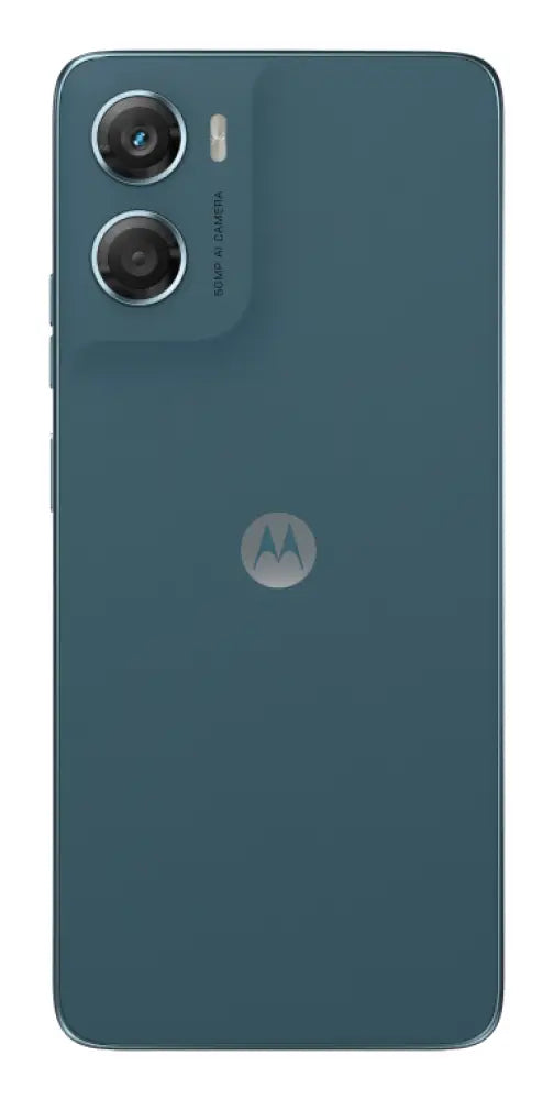 Teléfono inteligente Motorola moto g06 Power con pantalla de 6.88 pulgadas, doble SIM, Android 15, 8 GB RAM, 256 GB, batería de 7000 mAh y color azul.