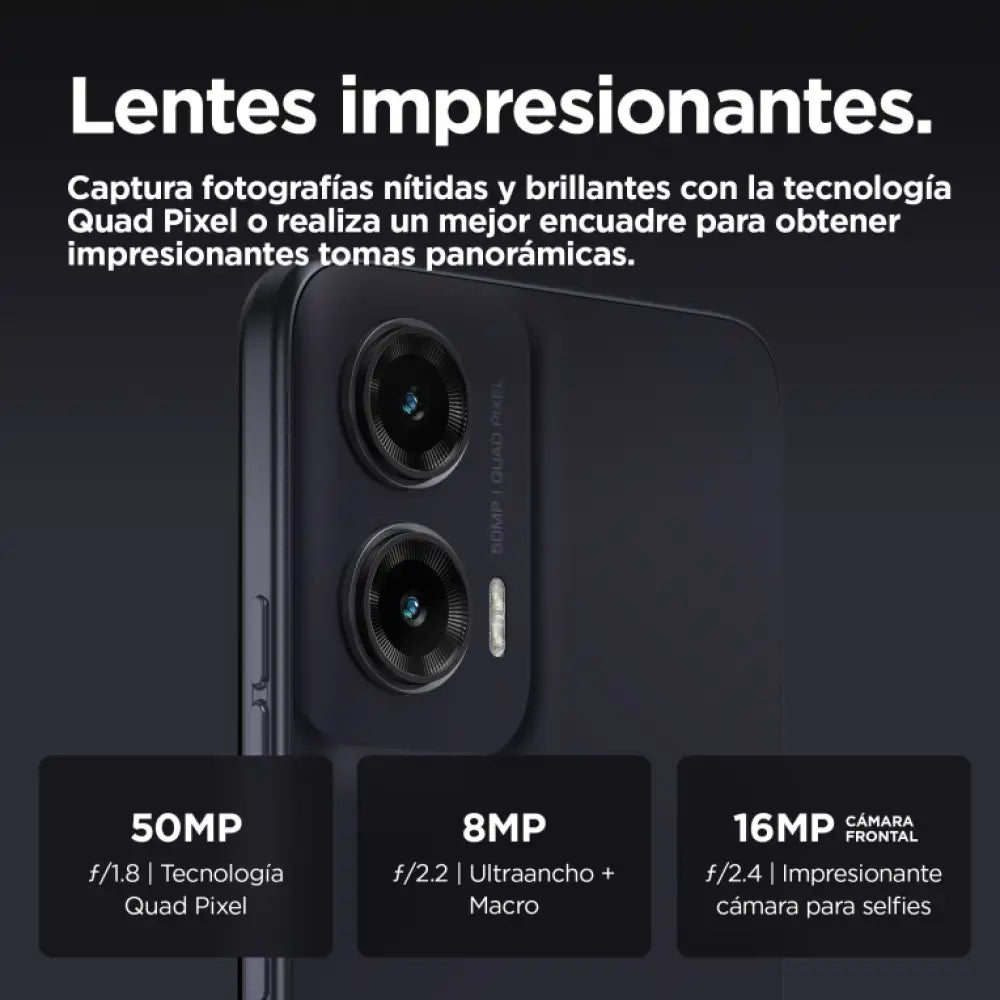 Motorola moto G35 5G 17.1 cm (6.72") SIM doble Android 14 USB Tipo C 8 GB 256 GB 5000 mAh Negro - detalle