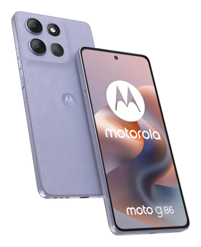 Motorola moto g86 5G 16.9 cm (6.67") SIM doble Android 15 USB Tipo C 8 GB 256 GB 5200 mAh Lila - detalle