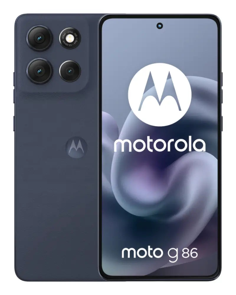 Motorola moto g86 5G 16.9 cm (6.67") SIM doble Android 15 USB Tipo C 8 GB 256 GB 5200 mAh Azul oscuro - detalle