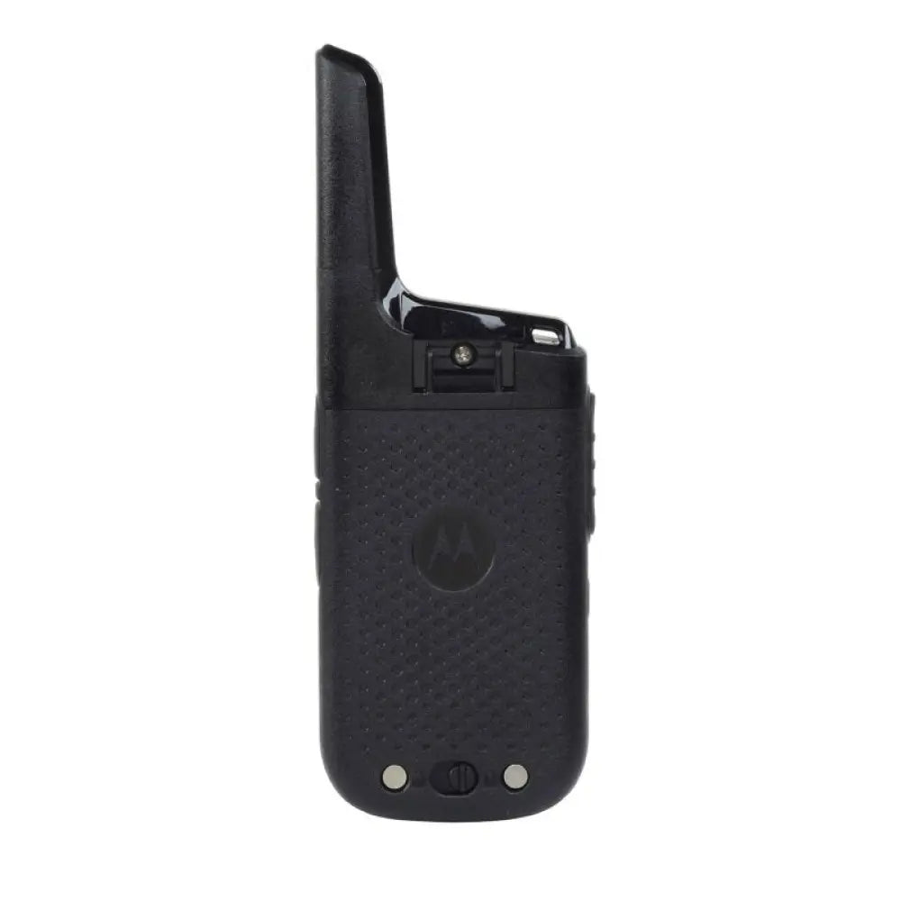 Walkie-talkies Motorola XT185 Duo Pack con alcance de 8 km, 16 canales, resistente al polvo y agua IP54, 500mW de potencia.