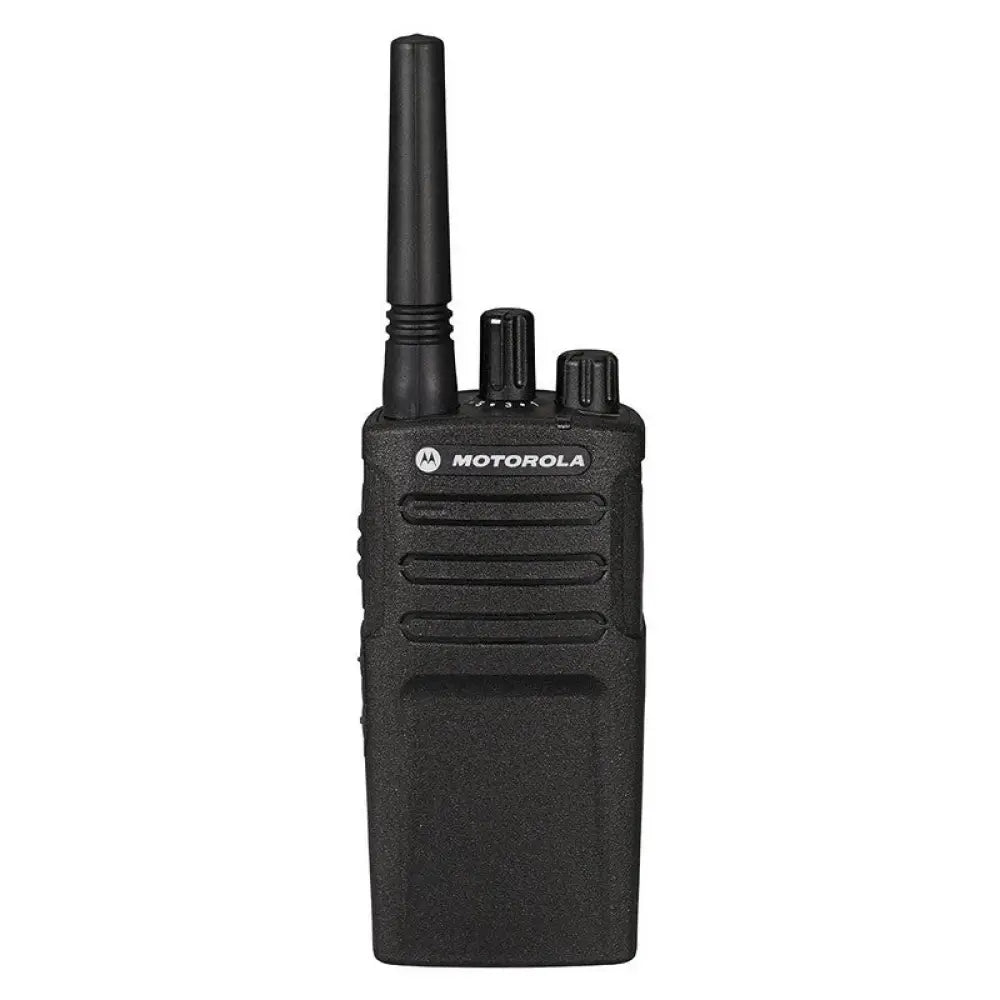 Walkie-talkie Motorola XT420 con potencia de 500mW, 8 canales, resistente al agua IP55, ideal para comunicación en exteriores.