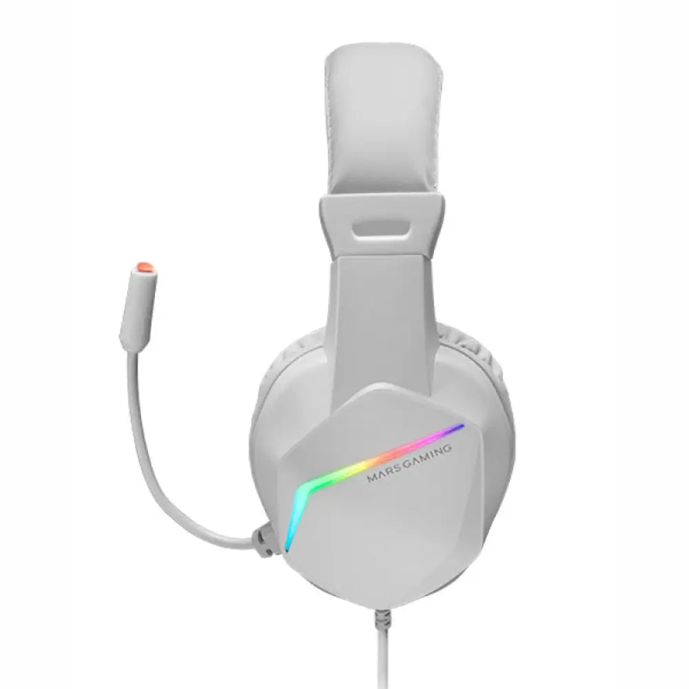 MRS GAMING Aur+micro MH122 FRGB Cancel.ruid White - detalle