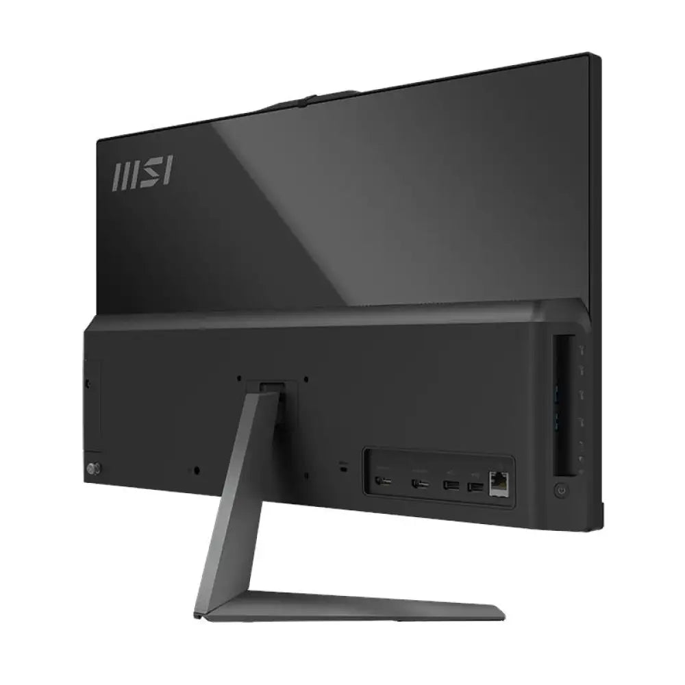 Monitor todo en uno MSI AM242-1897XE en color negro con pantalla de 24 pulgadas, procesador i5 y 8GB de RAM.