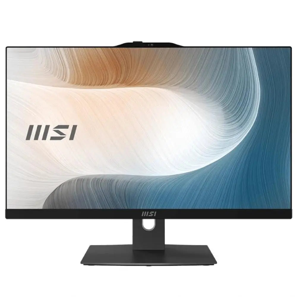 Monitor todo en uno MSI AM242P con CPU C3-100U, 8GB RAM, 256GB SSD, pantalla de 24 pulgadas en color negro