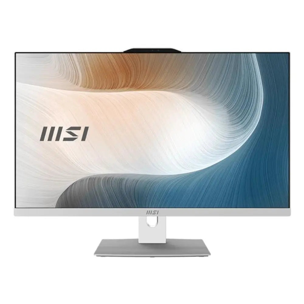 Monitor todo en uno MSI AM272P-1054ES C5-120U con procesador, 16GB RAM, 512GB y pantalla de 27 pulgadas en color blanco