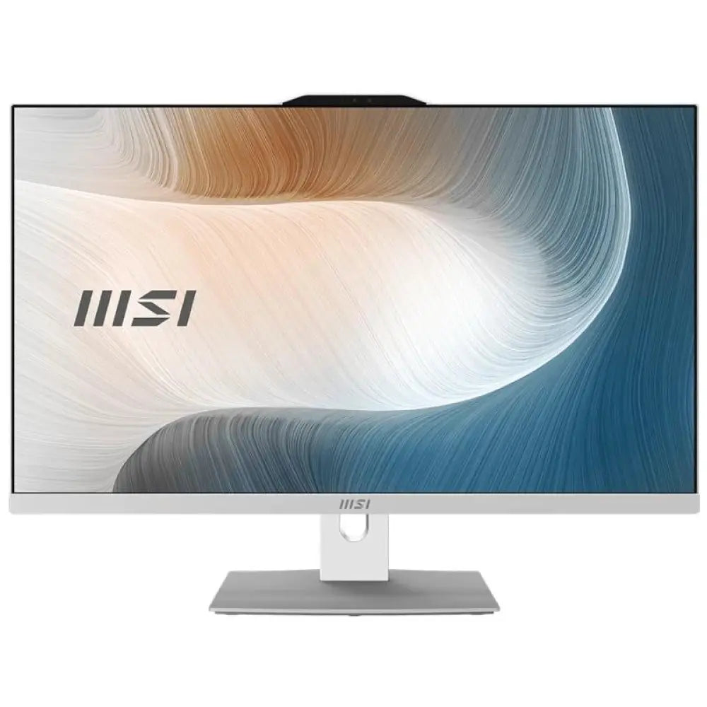 Ordenador todo en uno MSI AM272P-1413EU C7-150U con pantalla de 27 pulgadas blanca, 16GB RAM y disco DOS.