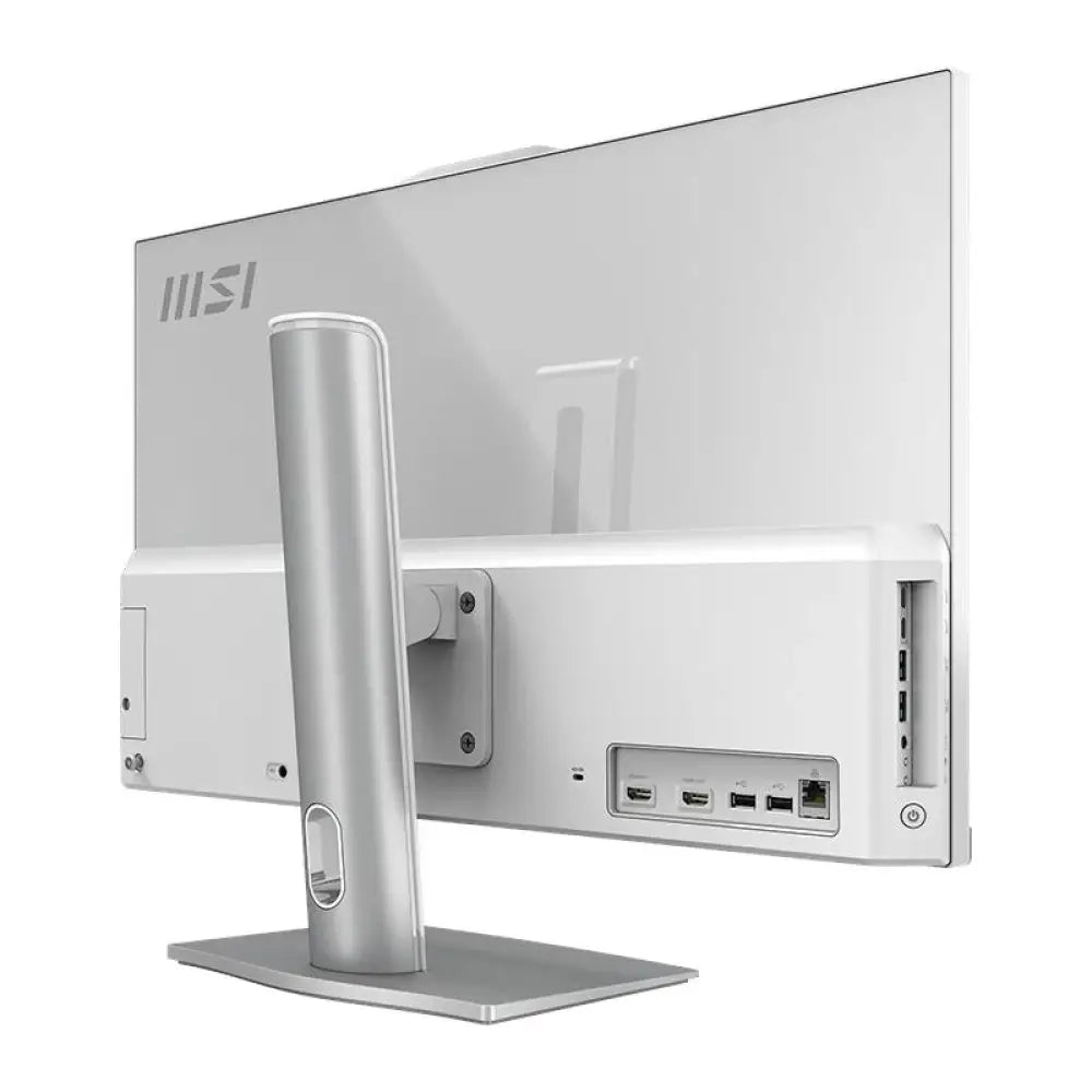 Monitor todo en uno MSI AM272P-1413EU con CPU C7-150U, 16GB RAM, 512GB, pantalla de 27 pulgadas en color blanco.
