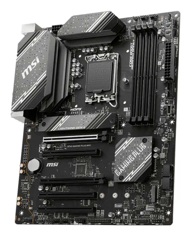 MSI B760 GAMING PLUS WIFI placa base Intel B760 LGA 1700 ATX - detalle