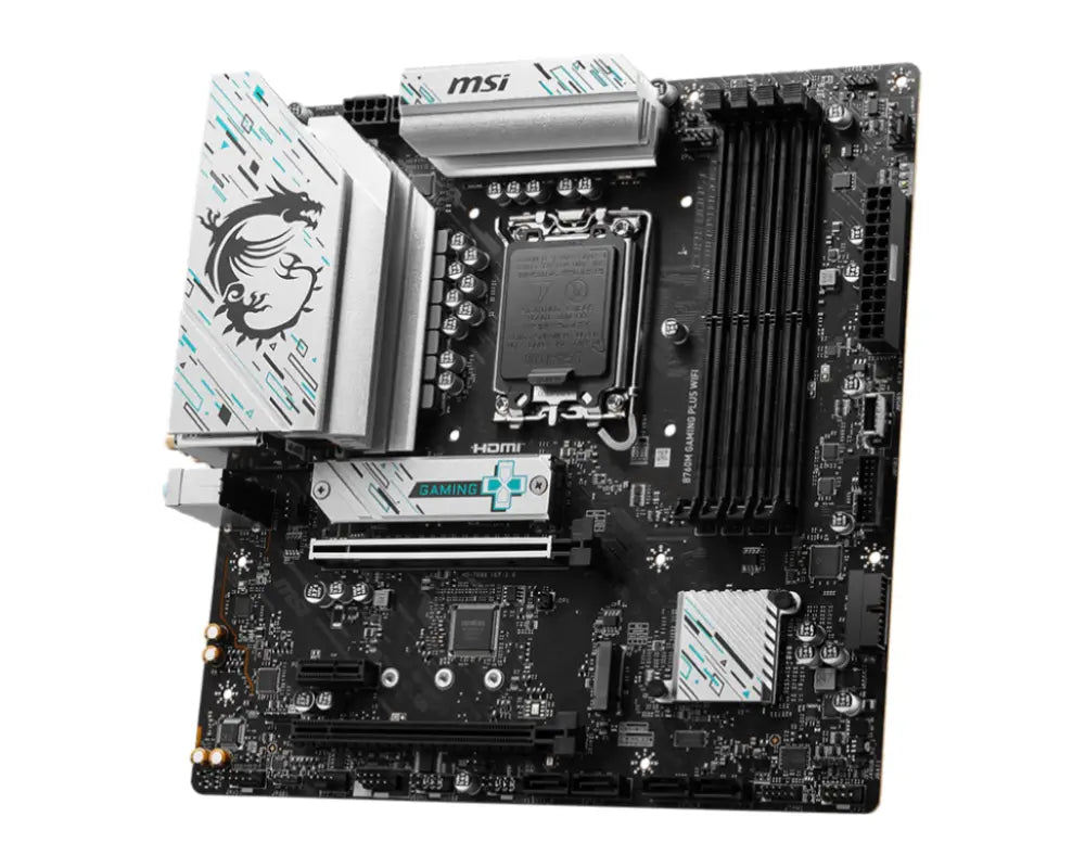 MSI B760M GAMING PLUS WIFI placa base Intel B760 LGA 1700 micro ATX - detalle