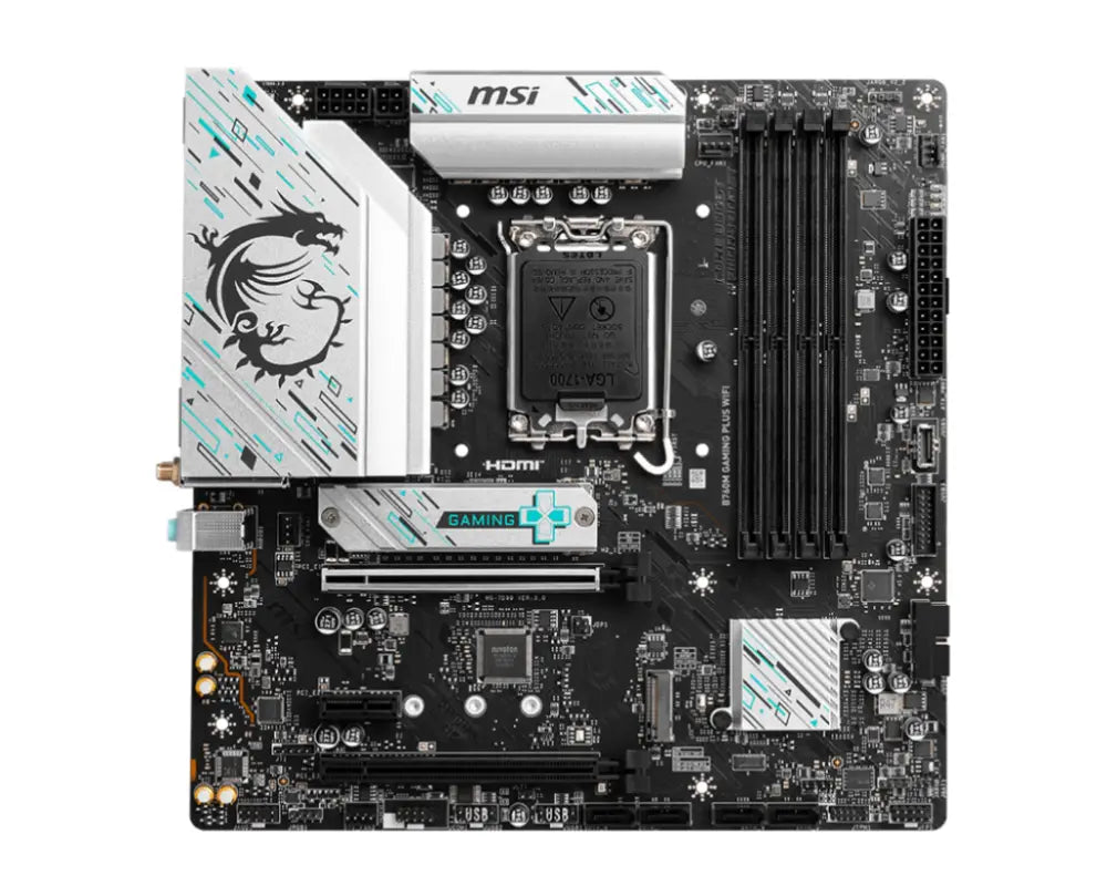 MSI B760M GAMING PLUS WIFI placa base Intel B760 LGA 1700 micro ATX - detalle