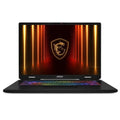 Portátil MSI Crosshair A17HX-025XES con procesador AMD R9, 32GB RAM, 1TB SSD y tarjeta gráfica 5070 en pantalla.