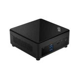 Mini PC MSI Cubi 5 1M-438BEU con procesador Core i5-120U en color negro, semiensamblado, visible en la imagen.
