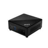 Mini PC MSI Cubi 5 1M-440BEU Core i3-100U negro, semiensamblado con puerto HDMI y puertos USB en la parte frontal
