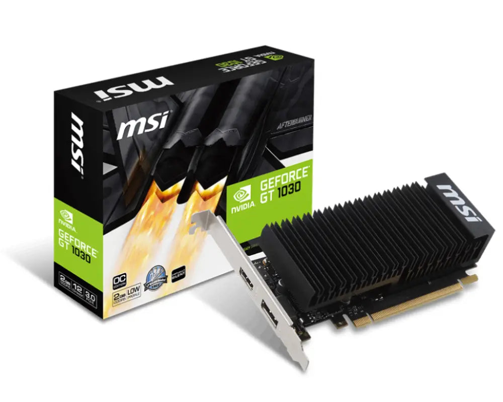 MSI GEFORCE GT 1030 2GH LP OC NVIDIA 2 GB GDDR5 - detalle