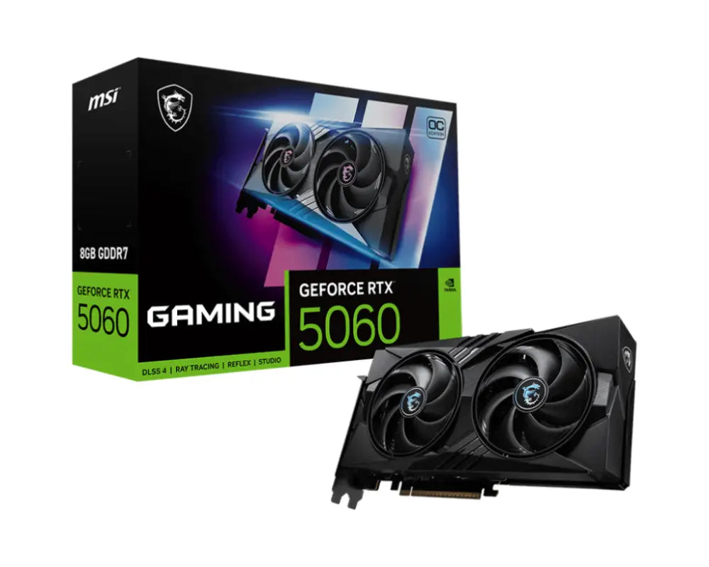MSI GeForce RTX 5060 8G GAMING OC NVIDIA 8 GB GDDR7 - detalle