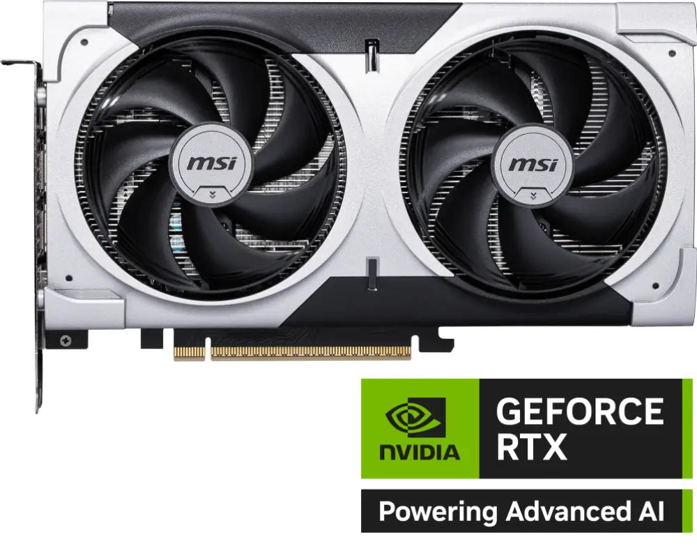 MSI GeForce RTX 5060 TI 8G VENTUS 2X OC PLUS NVIDIA 8 GB GDDR7 - detalle