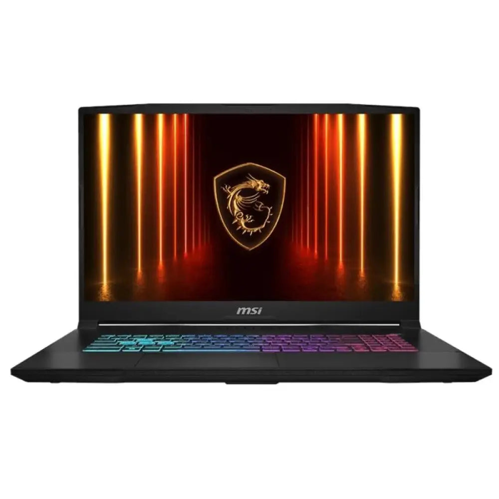 Portátil MSI Katana 17-221XES con procesador i7-14650HX, 32 GB RAM, 1TB almacenamiento y pantalla de 17 pulgadas.