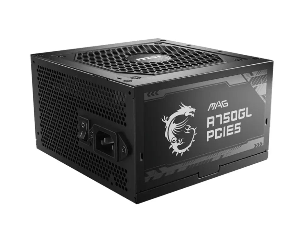 MSI MAG A750GL PCIE5 unidad de fuente de alimentación 750 W 20+4 pin ATX ATX Negro - detalle