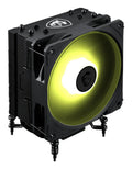 Ventilador de CPU MSI MAG COREFOZR AA13, sistema de refrigeración híbrido negro de 12 cm para ordenadores.