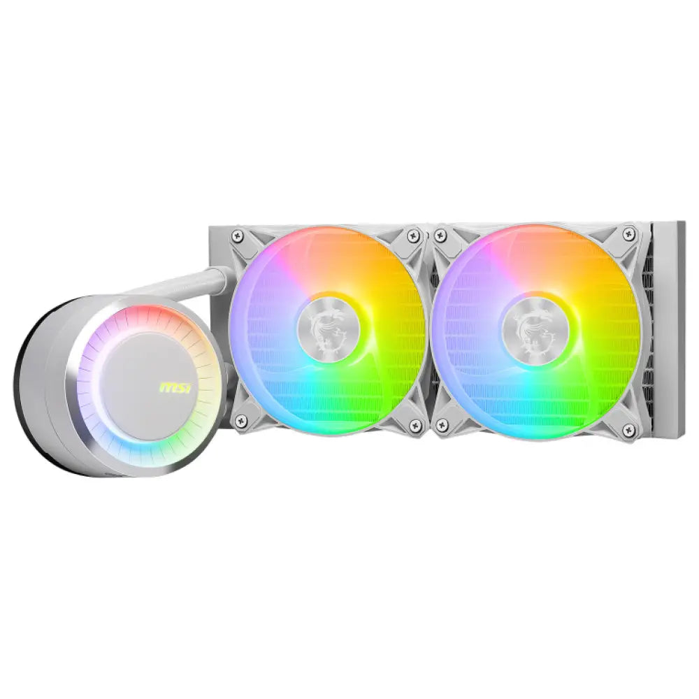 MSI MAG Coreliquid E240 WHITE Placa base. Procesador Kit de refrigeración líquida 12 cm Blanco - detalle