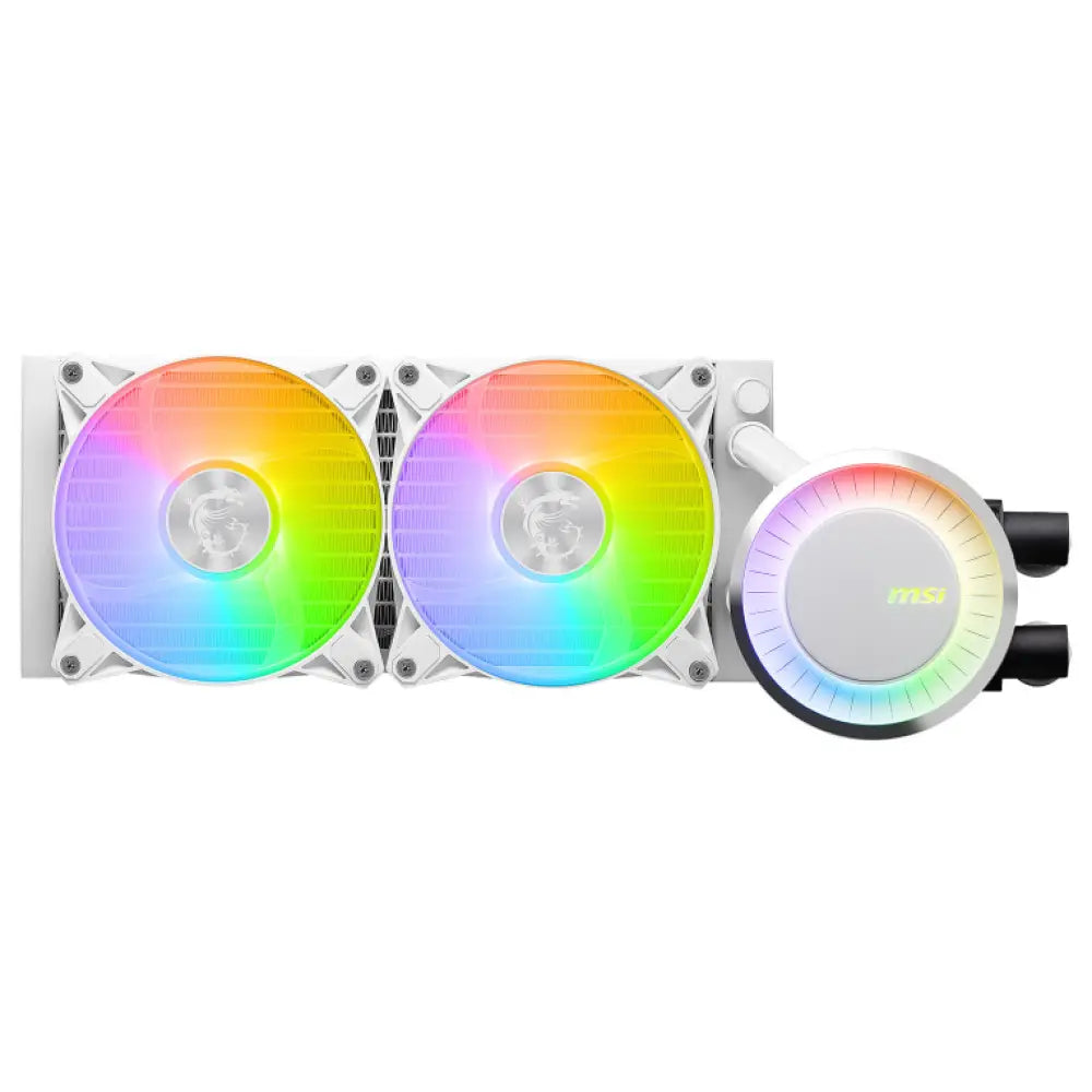 MSI MAG Coreliquid E240 WHITE Placa base. Procesador Kit de refrigeración líquida 12 cm Blanco - detalle