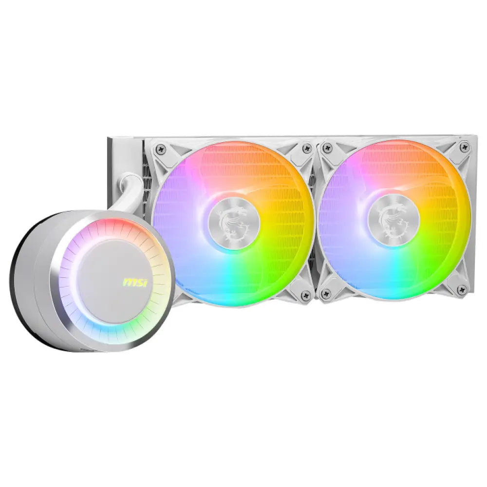 MSI MAG Coreliquid E240 WHITE Placa base. Procesador Kit de refrigeración líquida 12 cm Blanco - detalle
