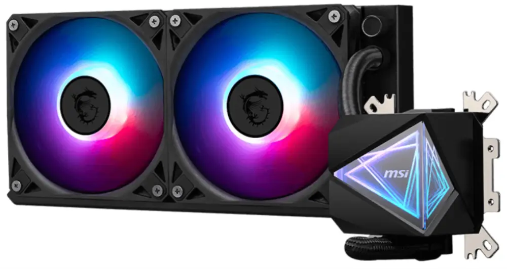 MSI MAG Coreliquid I240 Carcasa del ordenador Sistema de refrigeración líquida todo en uno 12 cm Negro 1 pieza(s) - detalle