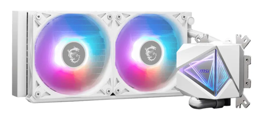 MSI MAG Coreliquid I240 Procesador Kit de refrigeración líquida 12 cm Blanco 1 pieza(s) - detalle