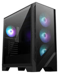 MSI MAG Forge 320R AIRFLOW Micro Torre Negro. Transparente