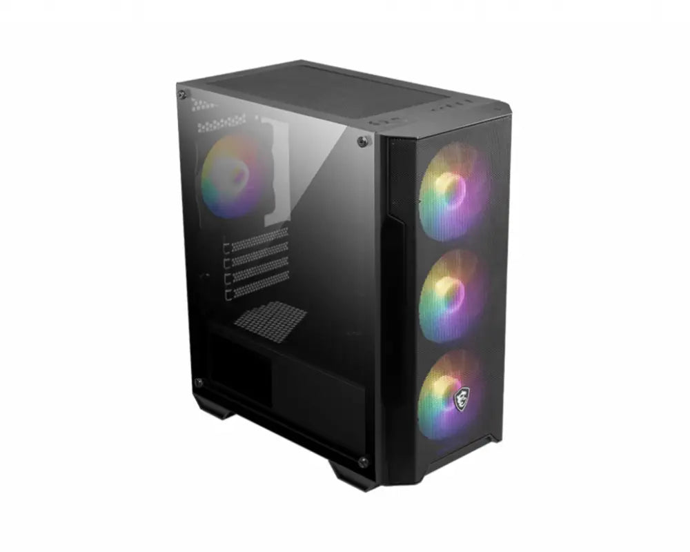 MSI MAG Forge M100A Micro Torre Negro. Transparente - detalle