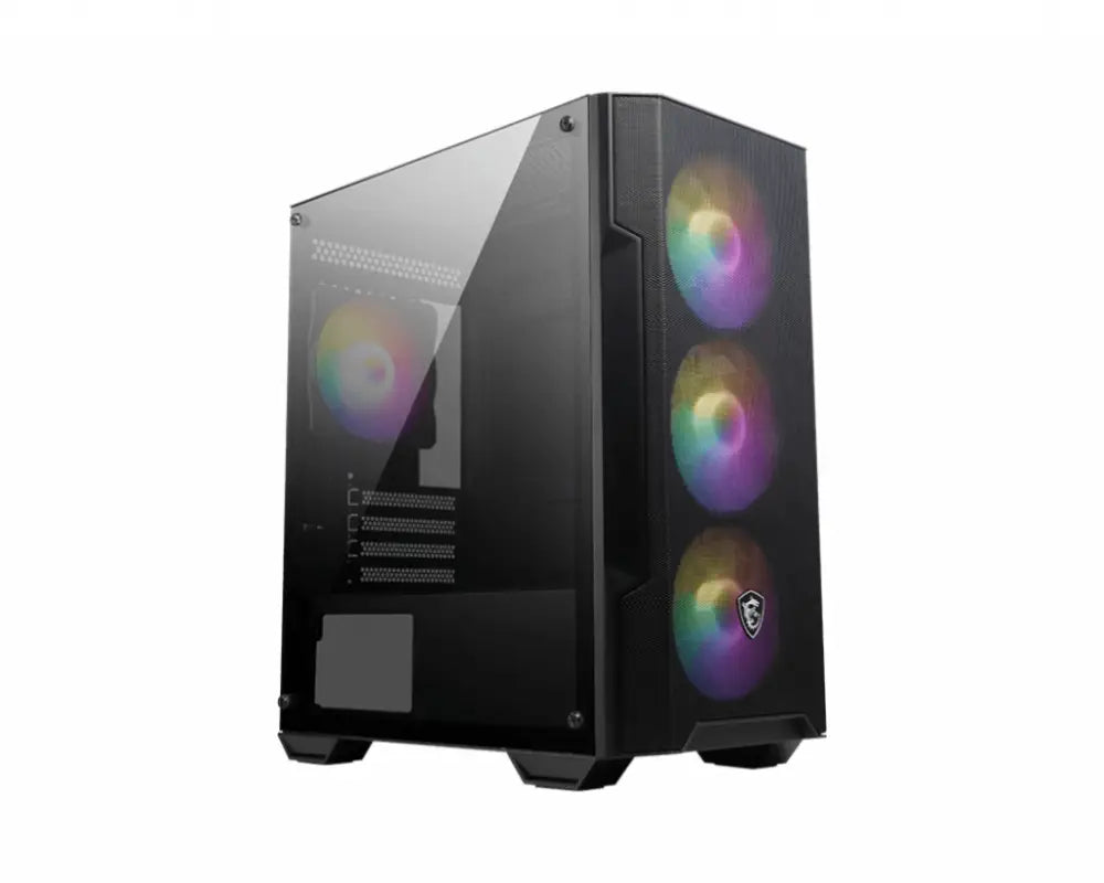 MSI MAG Forge M100A Micro Torre Negro. Transparente - detalle