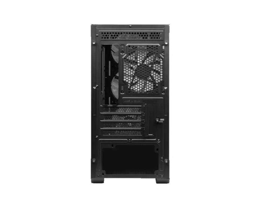 MSI MAG Forge M100R Midi Tower Negro. Transparente - detalle