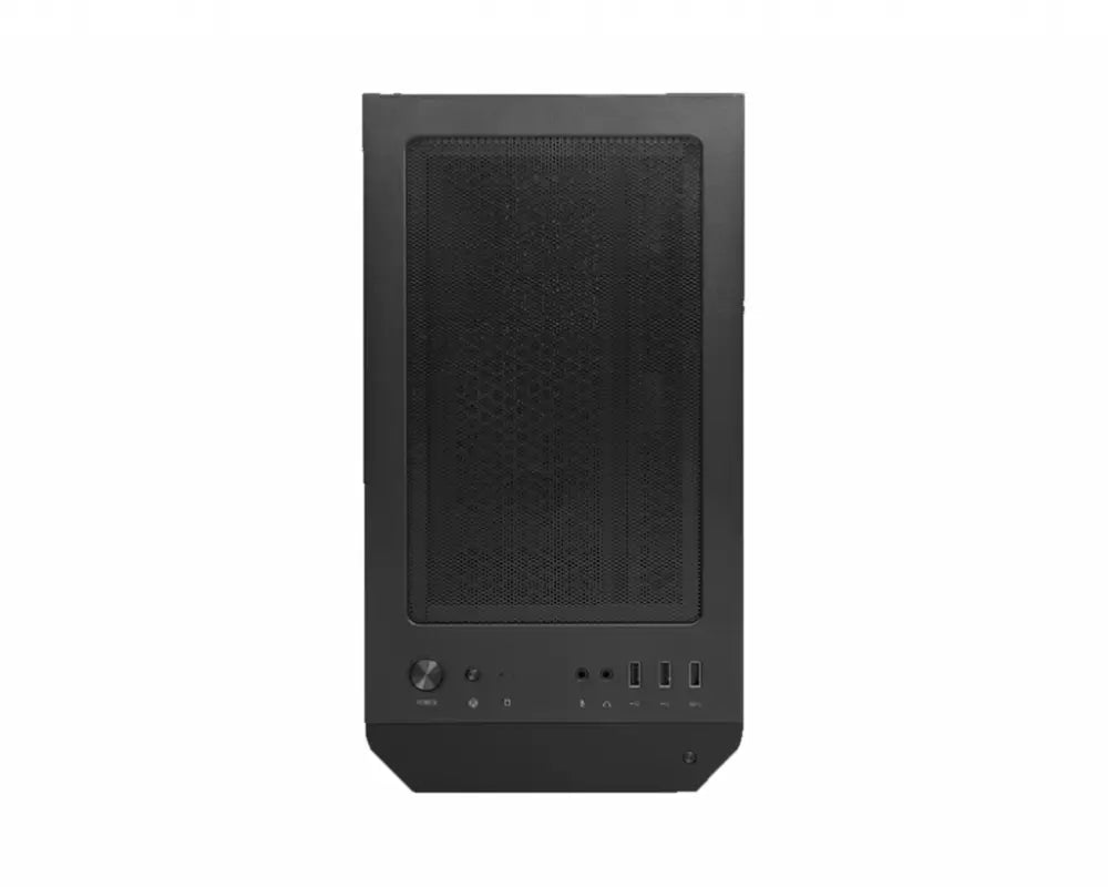 MSI MAG Forge M100R Midi Tower Negro. Transparente - detalle