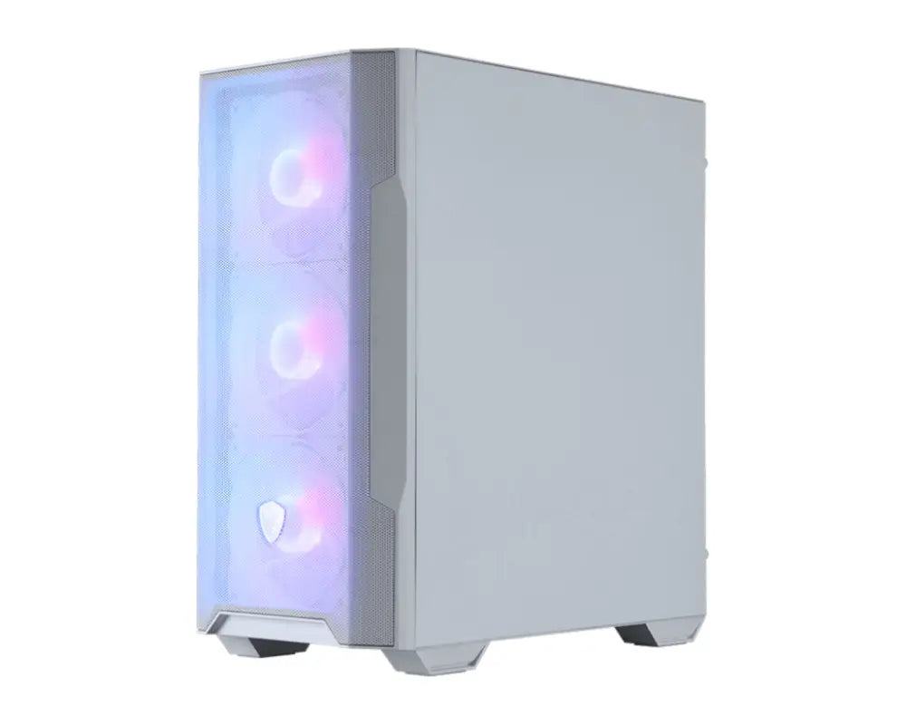 MSI MAG Forge M100R Midi Tower Transparente. Blanco