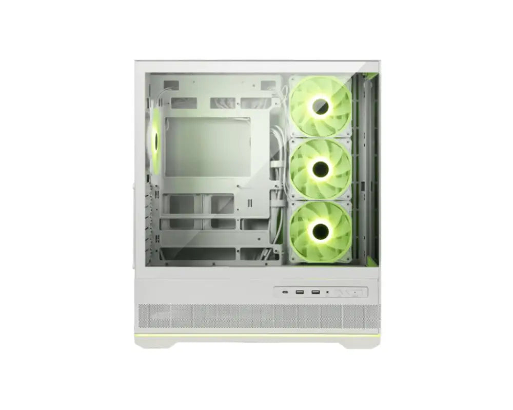 MSI MAG PANO 110R PZ WHITE carcasa de ordenador Midi Tower Blanco - detalle
