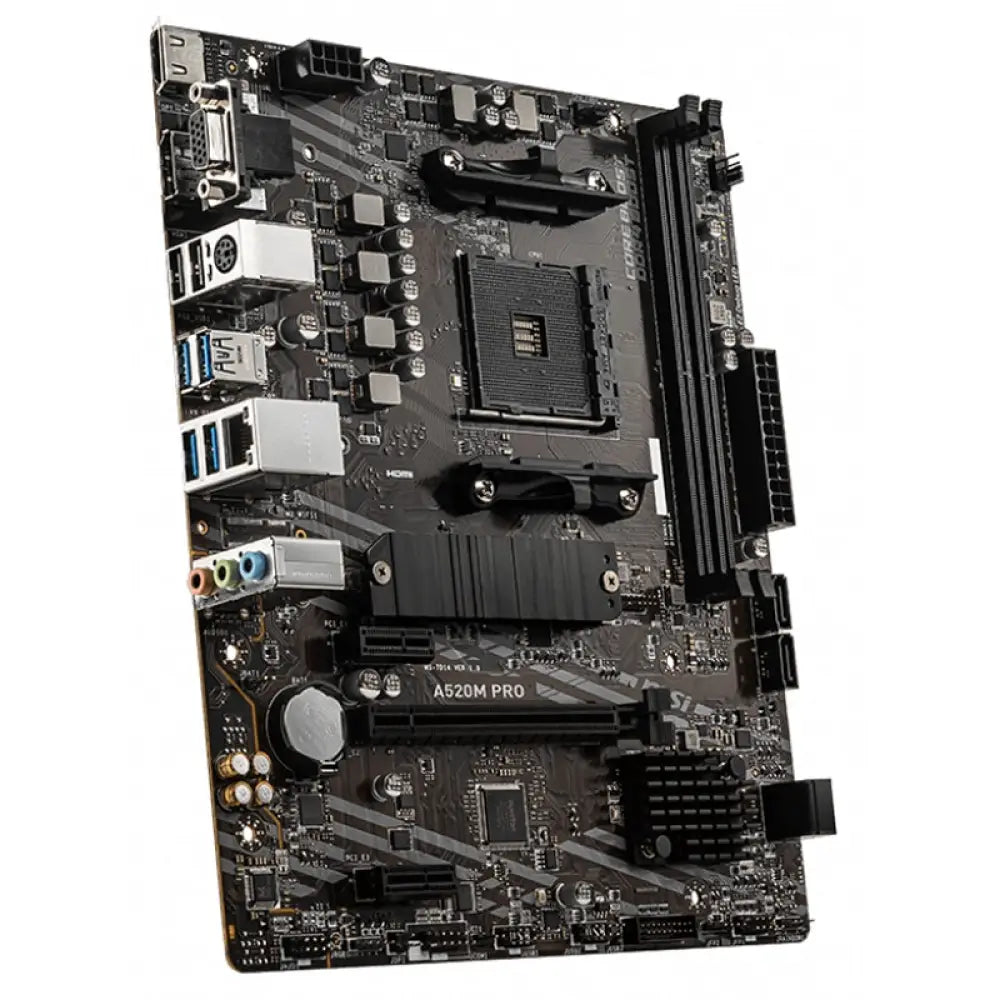 MSI Placa Base A520M PRO mATX AM4 - detalle