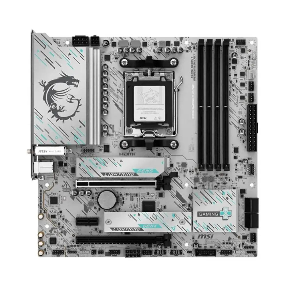 MSI Placa Base B850M GAMING PLUS WIFI6E DDR5  mATX - detalle