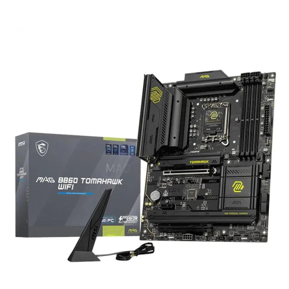 MSI Placa Base MAG B860 TOMAHAWK WIFI ATX D5 1851 - detalle
