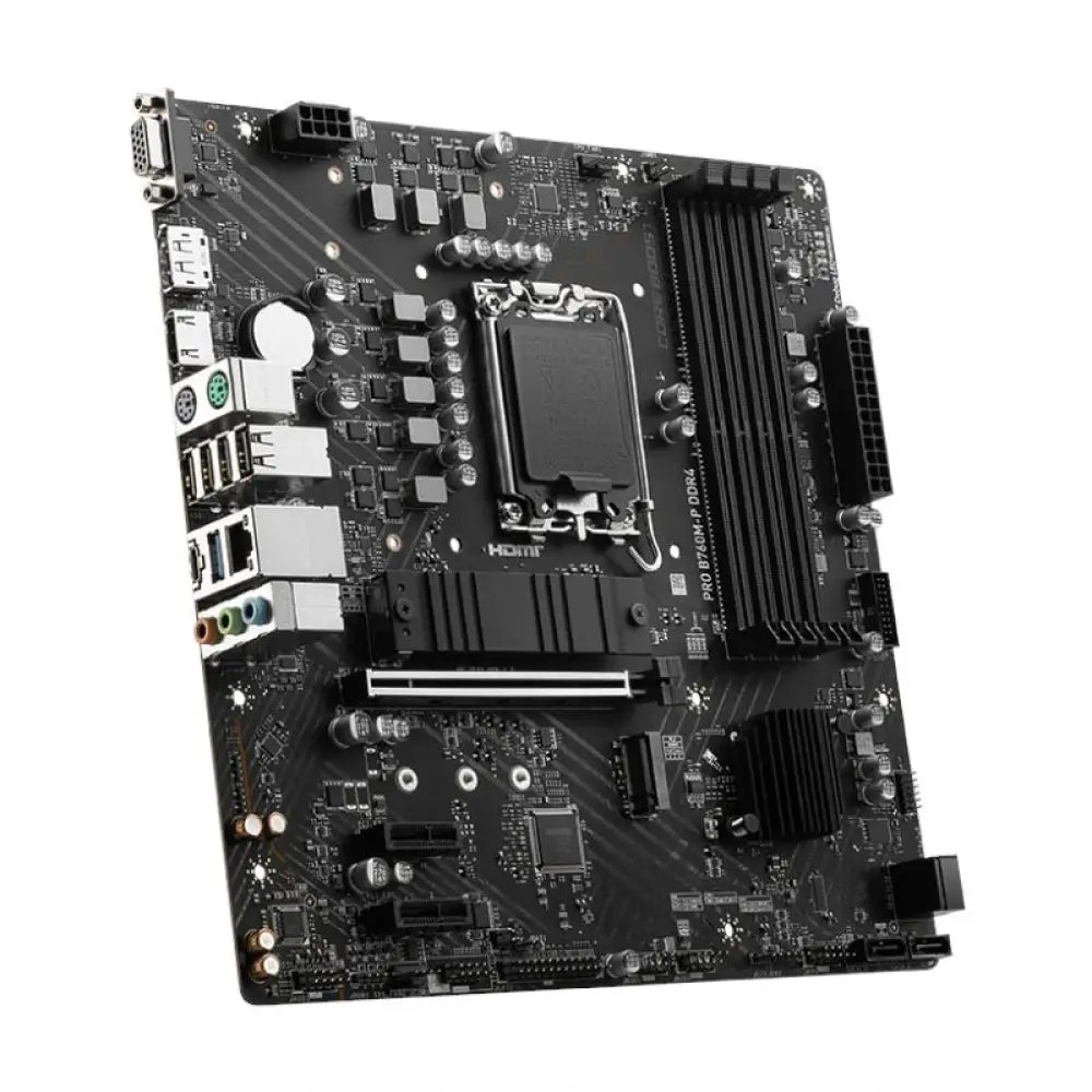 MSI Placa Base PRO B760M-P DDR4 mATX LGA1700 - detalle