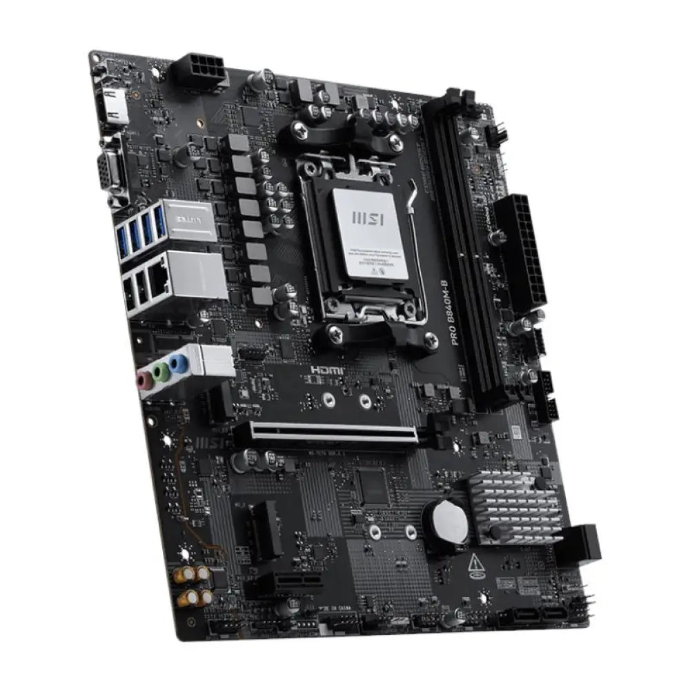 MSI Placa Base PRO B840M-B DDR5 mATX - detalle