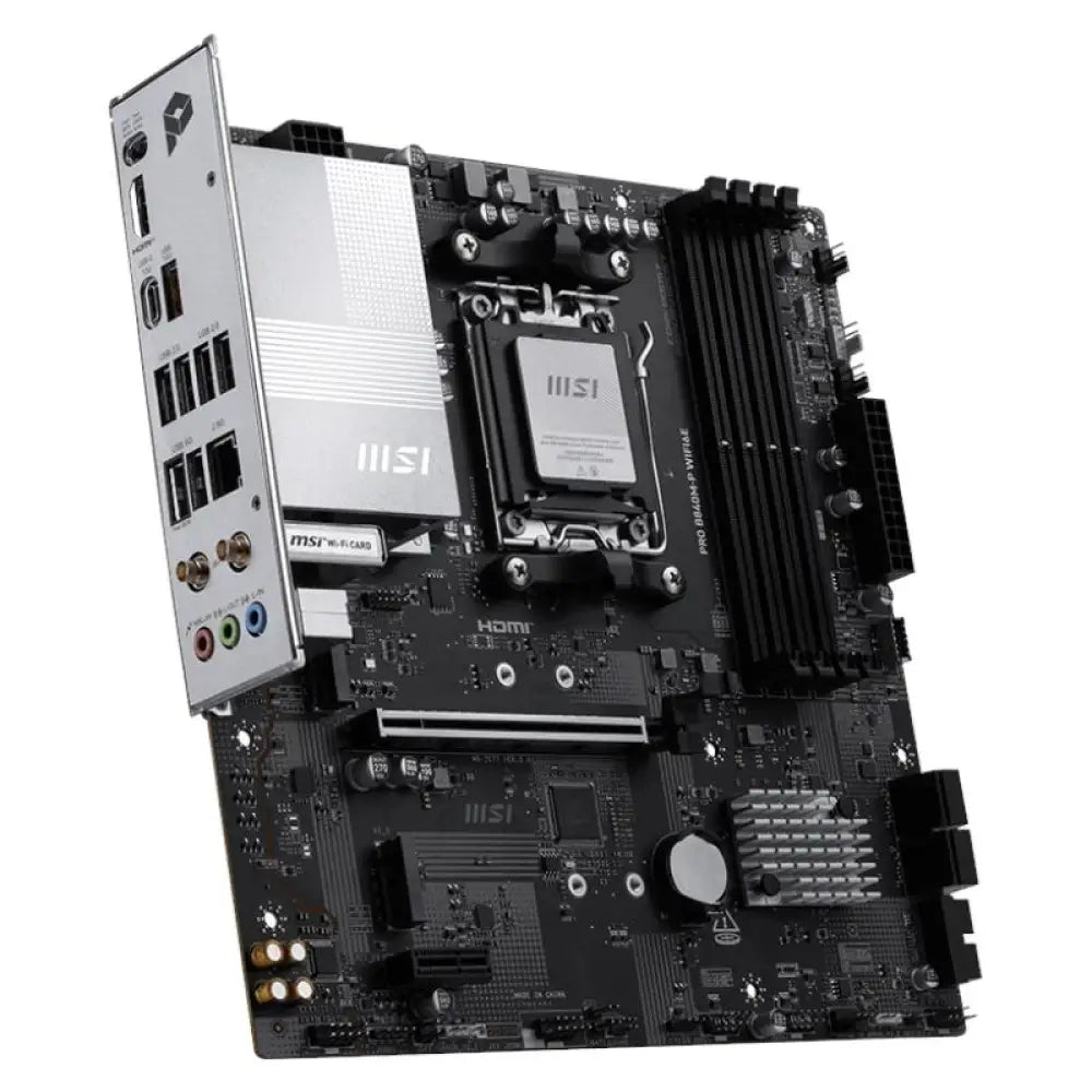 MSI Placa Base PRO B840M-P WIFI6E DDR5 mATX - detalle