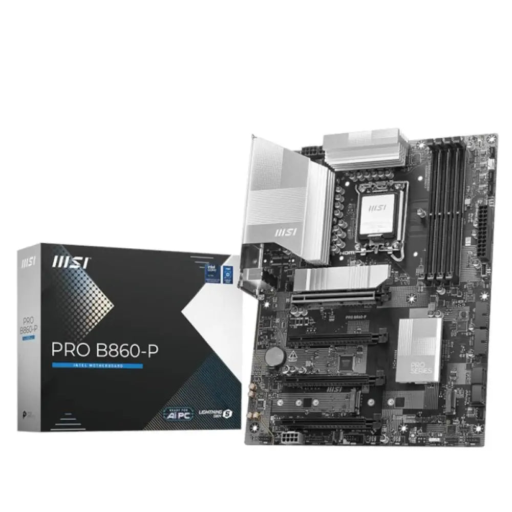 MSI Placa Base PRO B860-P ATX DDR5 1851 - detalle