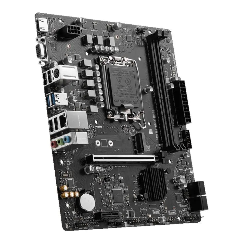 MSI Placa Base PRO H610M-E DDR4 mATX 1700 - detalle